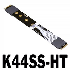 ADT-LINK M.2 NVMe x4 PCIe 5.0 Full-Speed Extension Cable - Gen5 Male Extender picture