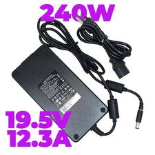 NEW Flextronics Dell Laptop Charger 240W Precision M6500 M6600 M6700 M6800 Cord picture