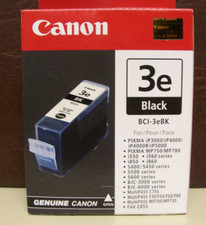 Canon BCI-3e BCI-3ebk BK Black Ink GENUINE NEW picture