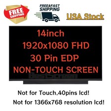 LP140WFA(SP)(D3) LP140WFA-SPD3 LCD Screen FHD 1920x1080 TESTED Non-Touch 14.0'' picture