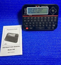RecZone Password Safe Handheld Digital Keeper Vault Model #595 TESTED picture