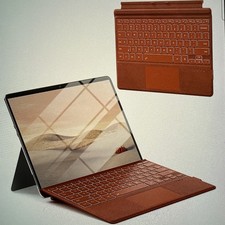 Omikamo Wireless Bluetooth Keyboard Touchpad 12.3 Surface Pro 7+,7-3 Red picture