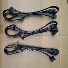 3 cabled Corsair Type 4 Modular Power Supply Cable 6-Pin to    00374 (289-4) picture