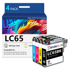 LC65 BK C M Y  High-Yield Ink Cartridge | Use for MFC-6490CW MFC-6890CDW Printer picture