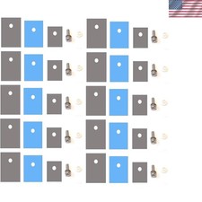 Complete Insulator Mounting Kit (10 Packs) for TO-220, TO-247, TO-3P Heat Sinks picture