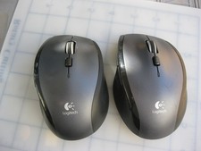 Lot of 2 - Logitech M705 Wireless Mouse (NO Unifying usb receiver) -  picture