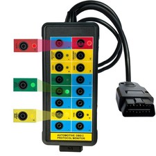Professional OBD2 Breakout Box with LED Indicator, 16-Pin OBD2 Diagnostic Too... picture