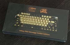 MONTECH MKey Pro Newegg 25th Anniversary Limited Gold Edition Keyboard - Sealed picture