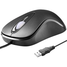 Classic Wired Office Mouse Ergonomic USB Optical 3-Button 1000 DPI Comfortabl... picture