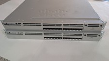 LOT - 2 x Cisco WS-C3850-12S-S 12-Port Gigabit SFP Switch w/ 350W PSU picture