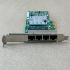 HP NC365T 593743-001 Intel 82580 Quad Port 1GbE RJ45 PCIe x4 NIC Full Height picture