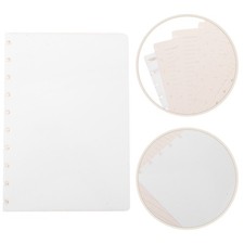 Reusable Blank Spiral Notebook for Sublimation Office Use White Mushroom Binding picture