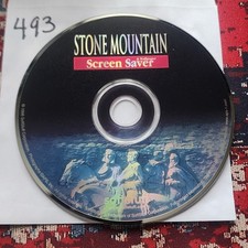Stone Mountain Screen Saver & Wallpaper PC CD-ROM Software (Disk Only) 1996... picture