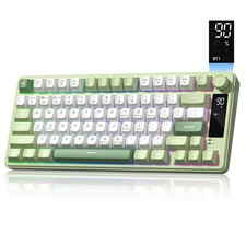 Womier DK75 75% Wireless Gaming Keyboard, RGB Backlit Creamy Keyboard with Mu... picture