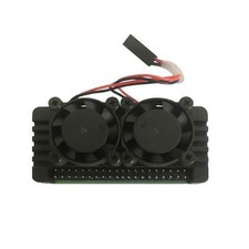 Aluminum Alloy Heatsink Case With Double Cooling Fans For Raspberry Pi Zero 2W picture