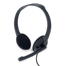 Verbatim Headset Stereo 3.5mm Jack Adjustable Rotatable Boom Mic 70721 picture