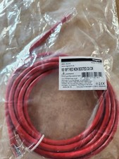 Legrand VS 10ft Red Non Booted Patch Cords. C6 CM 566-130-010 NOS. Lot of 9 picture