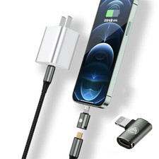 Charge Female to 8 Pin Male Adapter PD 20W (2x Pack) USB-C Converter For iPhone picture
