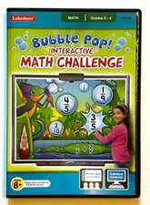 LAKESHORE CD Bubble Pop INTERACTIVE MATH CHALLENGE Grades 3-4 picture