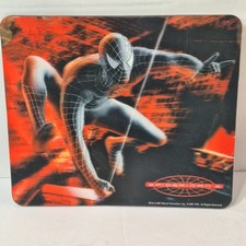 Vtg Rare 2007 3D Spider Man-3 Promo Mouse Pad Marvel Toby Maguire Blk Suit Swing picture