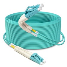 Yunsufiberpro Tighter Bend Radius Multimode Duplex OM3 Fiber Cable 100 Feet / picture