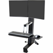Ergotron WorkFit-S, Dual Monitor Standing Desk Workstation picture