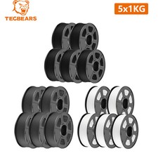🔥TECBEARS 5KG PLA PETG Matte PLA+ SILK High Speed 3D Printer Filament 1.75mm picture