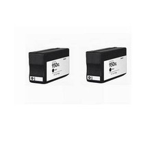 Compatible For HP 950XL CN045A Black Ink 8640 8660 -2pks picture