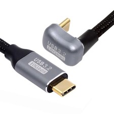 NFHK Opposite U Shape Back Angled USB-C USB 3.1 Type C Male to 100CM picture