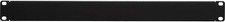 1U Rack Mount Blank Panel Spacer for 19-Inch Server Racks - Black Alloy Steel picture
