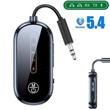 Bluetooth5.4 Transmitter Receiver Dual-Device 3.5mm AUX Audio Adapter Car Stereo picture