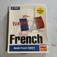 Speak French CD-ROM Windows 95 - Expert Software - New Sealed picture