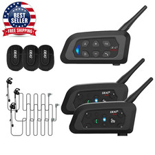 1PC V4C PLUS+2PCS V6C PRO 3 Users In-Ear Referee Intercom Headset 1200M Full Dup picture