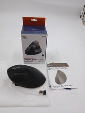 DELTON S12 ERGONOMIC WIRELESS MOUSE W/AUTO PAIR USB DONGLE DMERGS12P-WB OPEN BOX picture