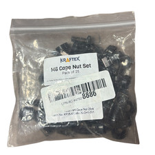 M6 Rack Mount Screw Washer Cage Nut Set Server Cabinet Network Rack  25pcs picture
