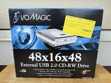 I/O Magic 52x32x52 External USB 2.0 CD-RW Drive New In Box  picture