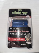 Clickfree 320GB Automatic Backup External Hard Drive USB New Sealed picture