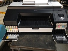EPSON STYLUS PRO 4900 LARGE FORMAT PROOFING PRINTER MODEL K181A - CLOGGED NOZZLE picture