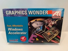 ATI Graphics Wonder V4M ISA VGA Video Card Windows Accelerator Vintage Boxed picture