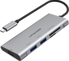 Upgrow 5in1 USB C Hub Adapter w HDMI, SD, Micro SD, 2 USB 3.0 Ports for Mac B11 picture