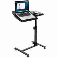 Laptop Desk Over Sofa Bed Notebook Table Stand Angle Height Adjustable Rolling picture