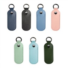 Microfiber Leather USB Flash Drive Holder Secure Protective Case With Keychain picture