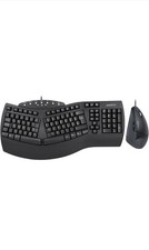Perixx PERIDUO-512B US, Wired Ergonomic Keyboard and Vertical Mouse Combo - U... picture