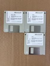 Microsoft MS-DOS 6.0 Upgrade Floppy Disk Set (3 Disks) Setup - No Booklet or Box picture