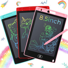 3 Pack 8.5 Inch LCD Writing Tablet for Kids, Simple Colorful Frame picture