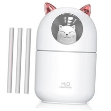 Portable Small Humidifier,  300ml Mini Cool Mist Humidifier with Night White picture