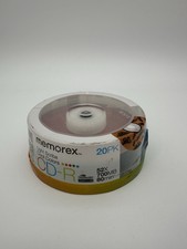 BRAND NEW - Memorex Light Scribe Cool Colors CD-R 20 Pack New 700MB 80 Min 52x picture