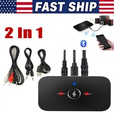 Bluetooth Transmitter & Receiver Wireless Adapter For Home stereos/speakers Lot picture