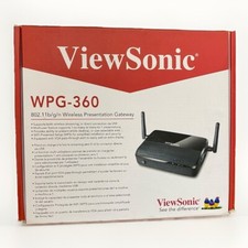 ViewSonic WPG-360 Wireless Remote Presentation Gateway All Parts Original Box picture
