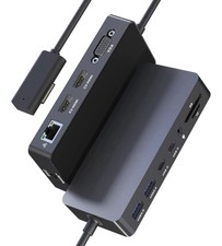 Microsoft Surface Pro Expansion Dock Triple Display, 12-in-1 Dual 4K HDMI + VGA picture